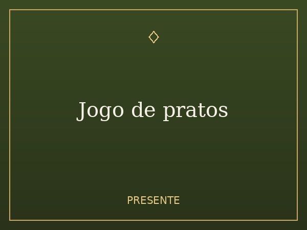 Jogo de pratos
